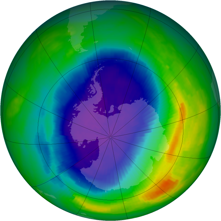 Ozone Map 1991-10-12
